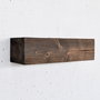 Hanah Home Raf300 Estantería de Pared de Madera Natural